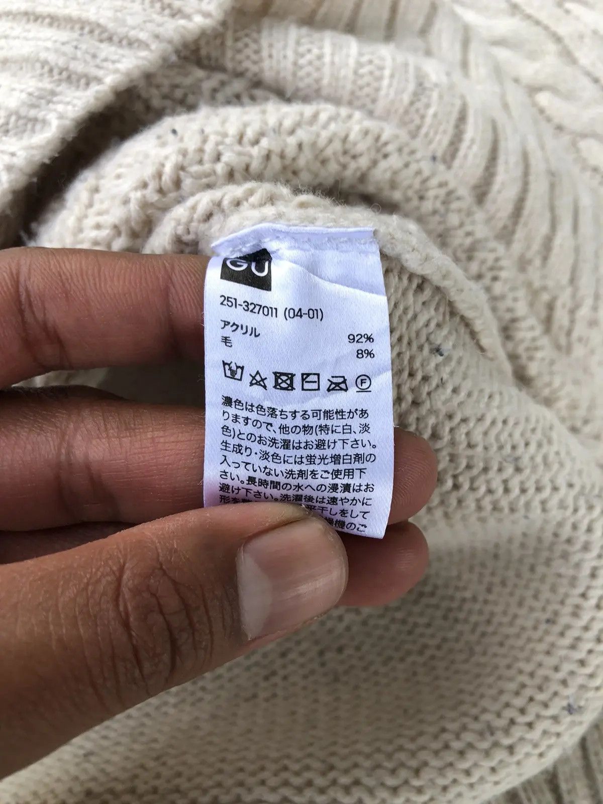 Designer × Homespun Knitwear Vintage Cable Knit Button Jumper Sweater Size US L / EU 52-54 / 3 - 8 Thumbnail