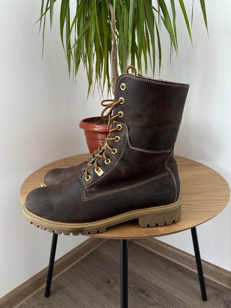 Japanese Brand × Vintage Vintage Weinbrenner Brown Leather Boots Size US 9.5 / EU 42-43 - 7 Thumbnail