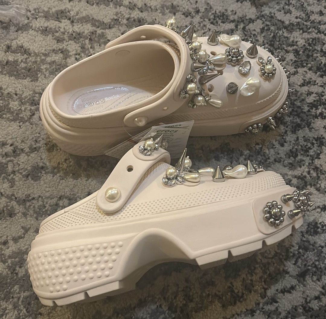 Crocs × Simone Rocha SIMONE ROCHA X CROCS Embellished Stomp Clogs Dew Size US 9 / IT 39 - 5 Thumbnail