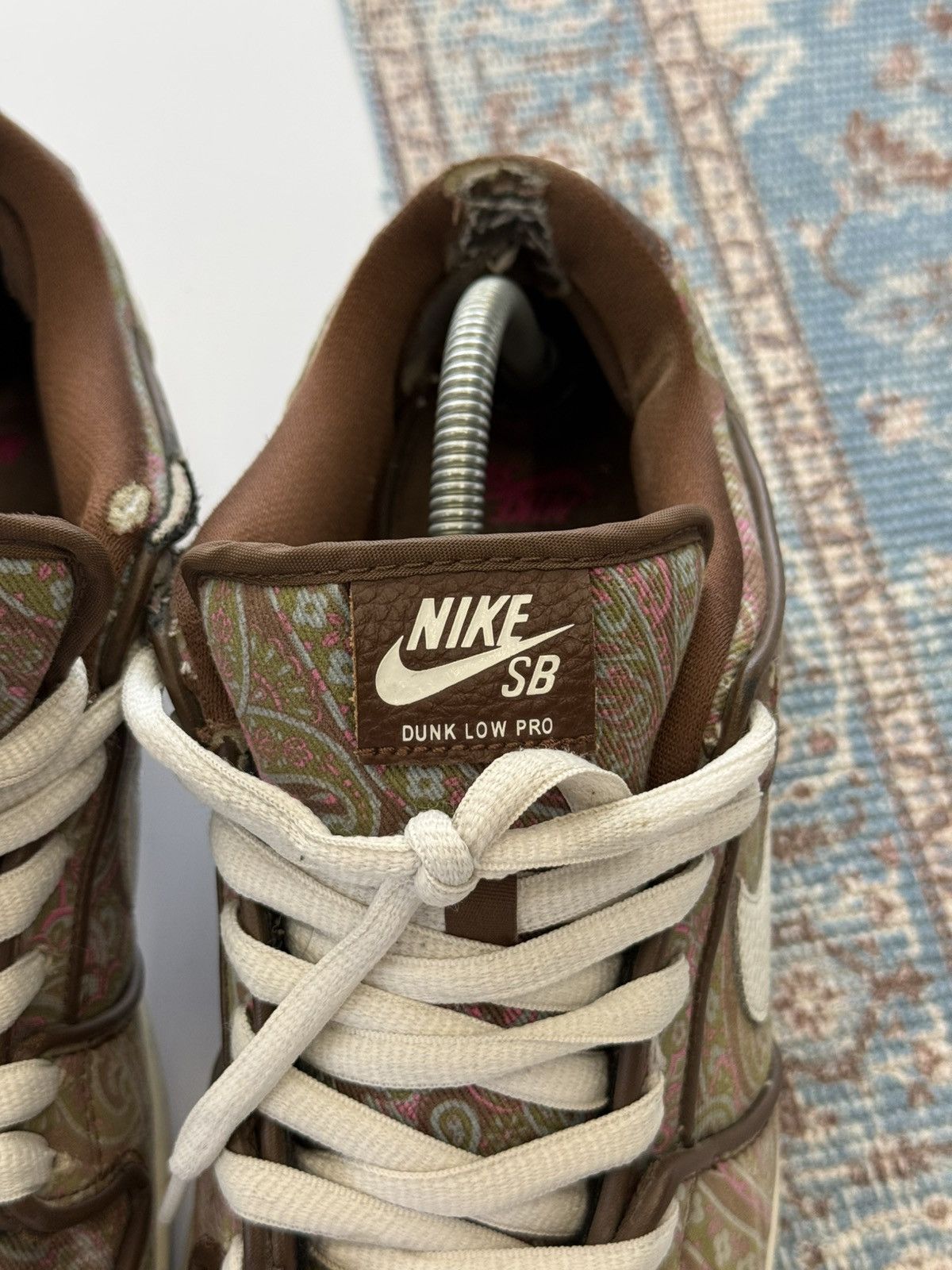 Nike Nike SB Dunk Pro Paisley Brown Low Sneakers Size US 9 / EU 42 - 4 Thumbnail