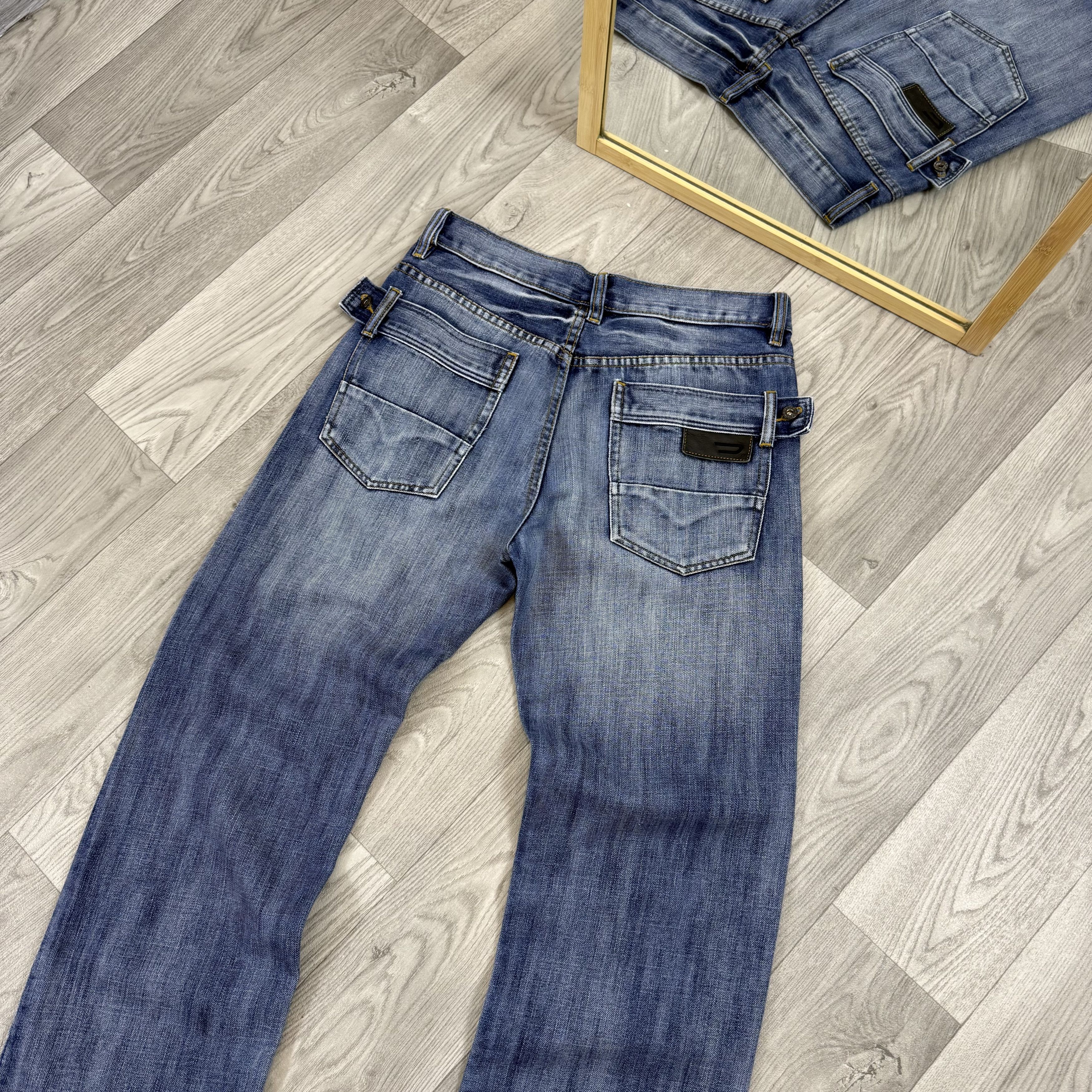 Diesel Vintage Diesel Y2K Rare Blue Denim Straight Jeans 32 Size US 32 / EU 48 - 5 Thumbnail