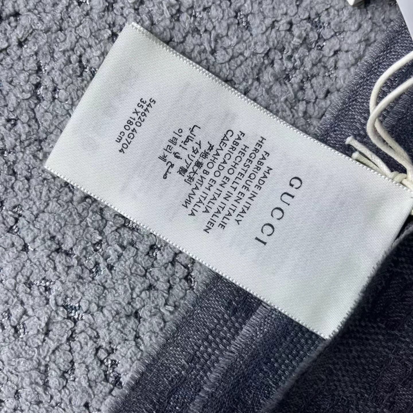 Gucci Gucci Classic Stripe Wool Double G Scarf New with Tags Size ONE SIZE - 4 Thumbnail