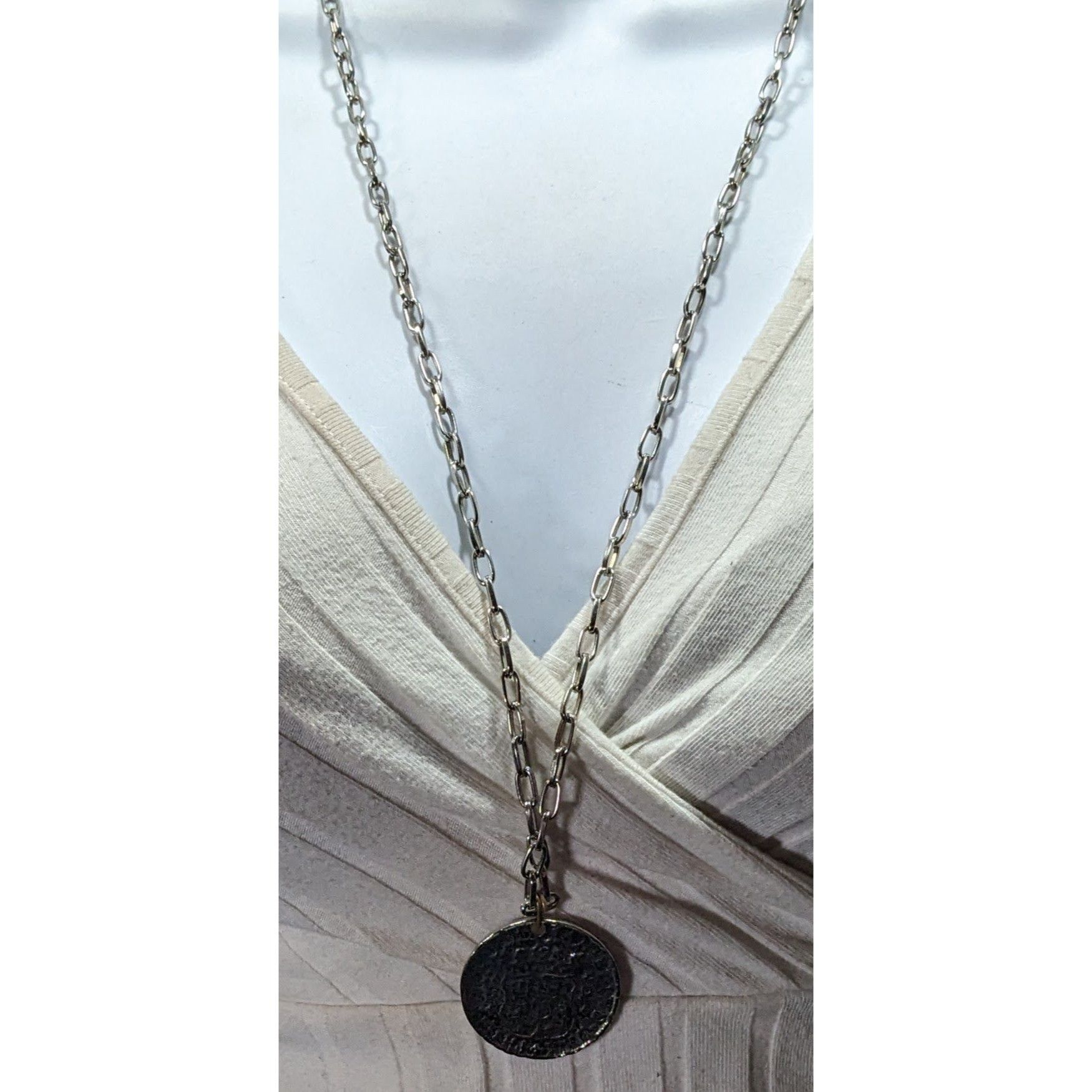 Other Replica Ancient Coin Silver Tone Pendant Necklace Size ONE SIZE - 4 Thumbnail