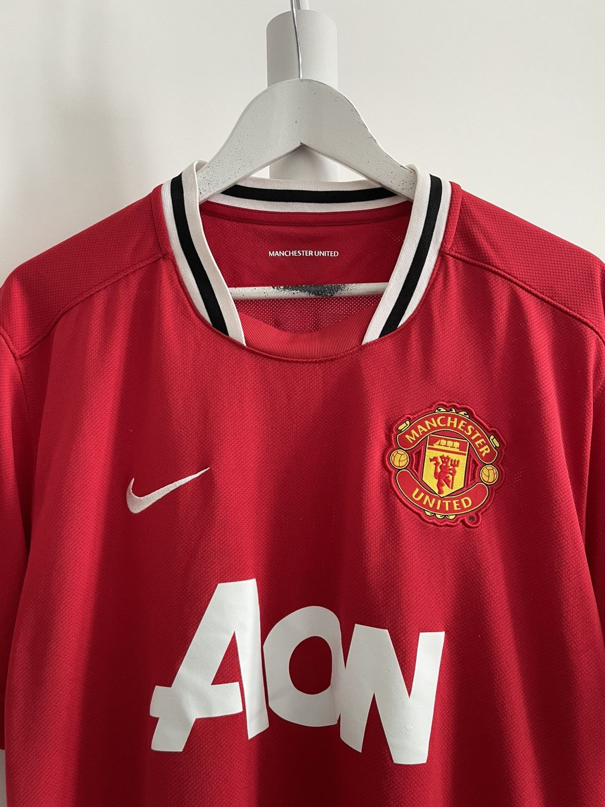Nike Nike Manchester United 2011/2012 Home Football Shirt Jersey Size US XL / EU 56 / 4 - 3 Thumbnail