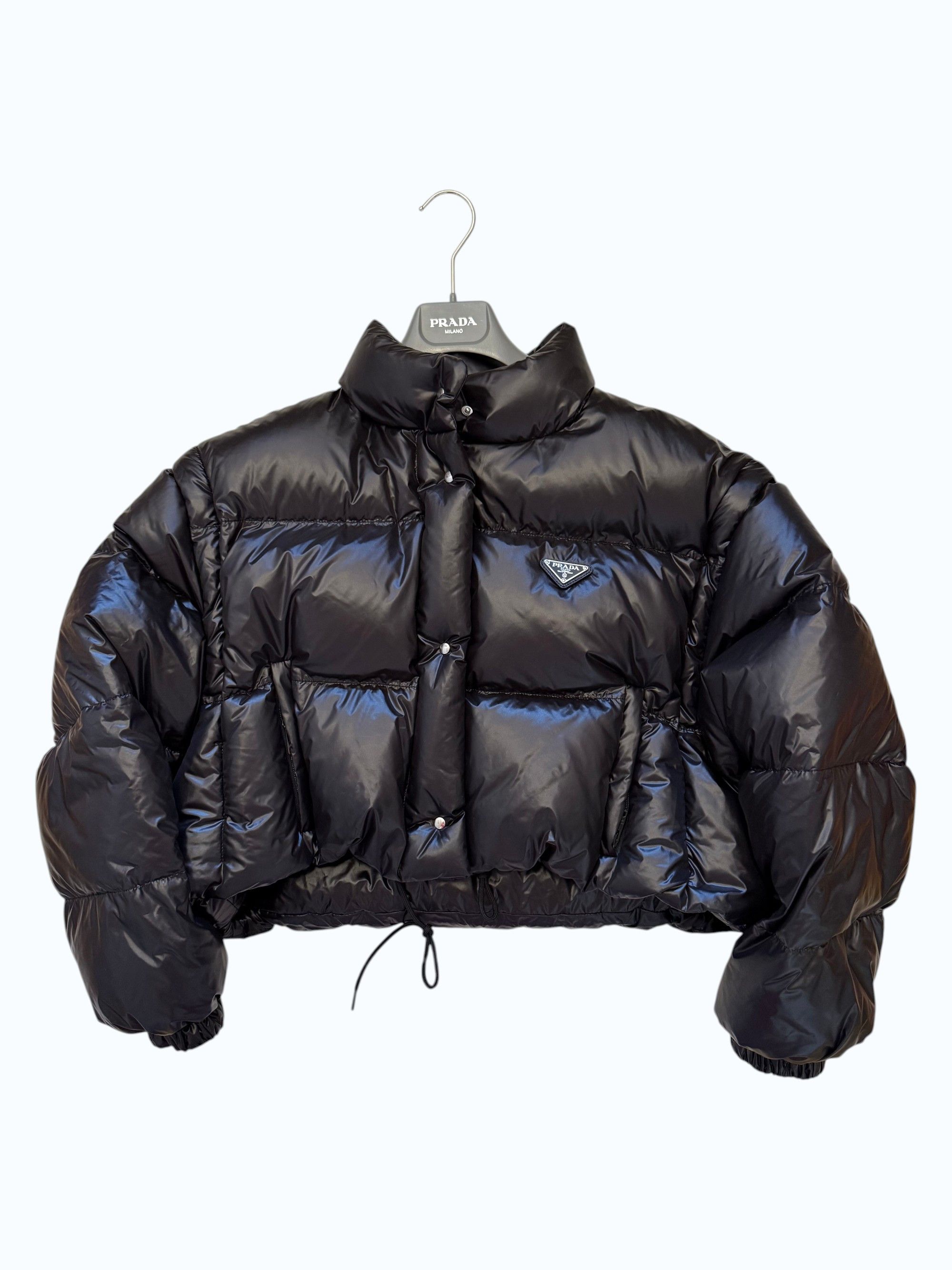 Prada Prada Re-Nylon Cropped Convertible Down Jacket Size 42 Size M / US 6-8 / IT 42-44 - 6 Thumbnail