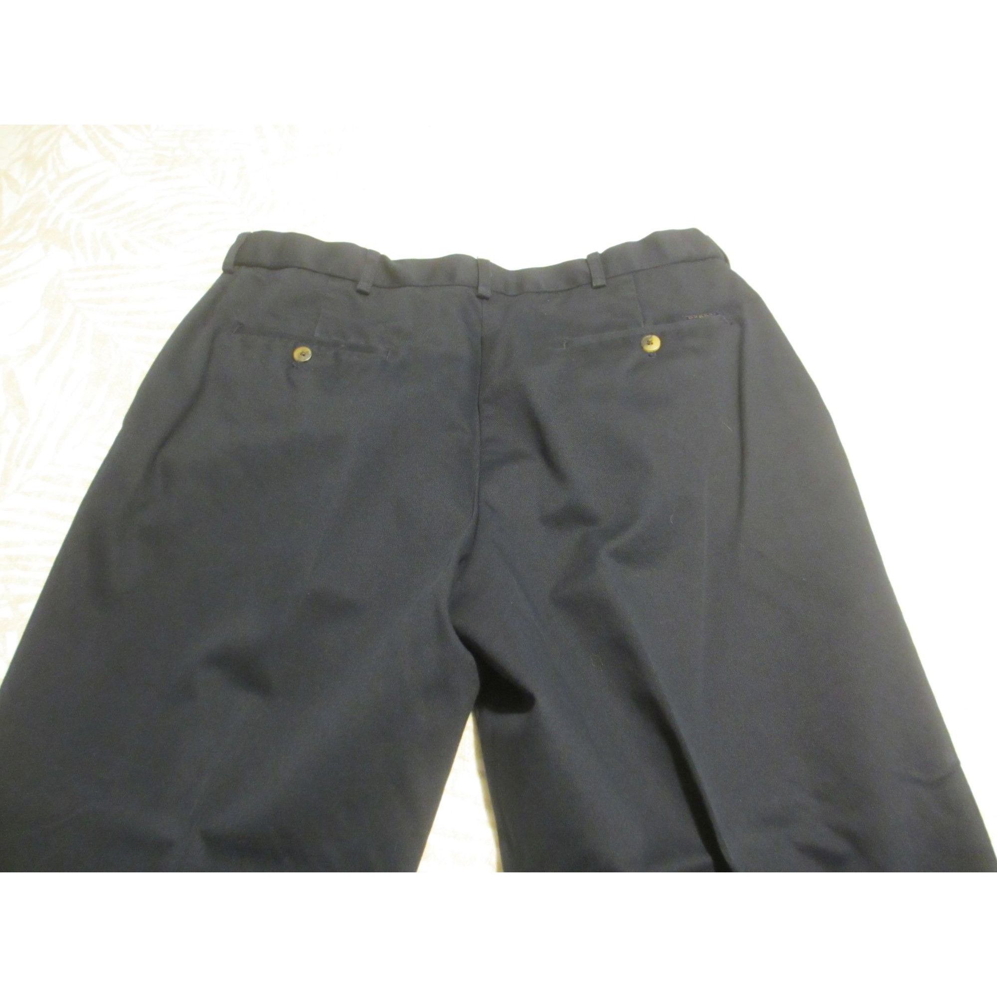 Dockers Dockers Mens Navy Blue Pleated Work Pants - Classic Fit with Size US 36 / EU 52 - 6 Thumbnail