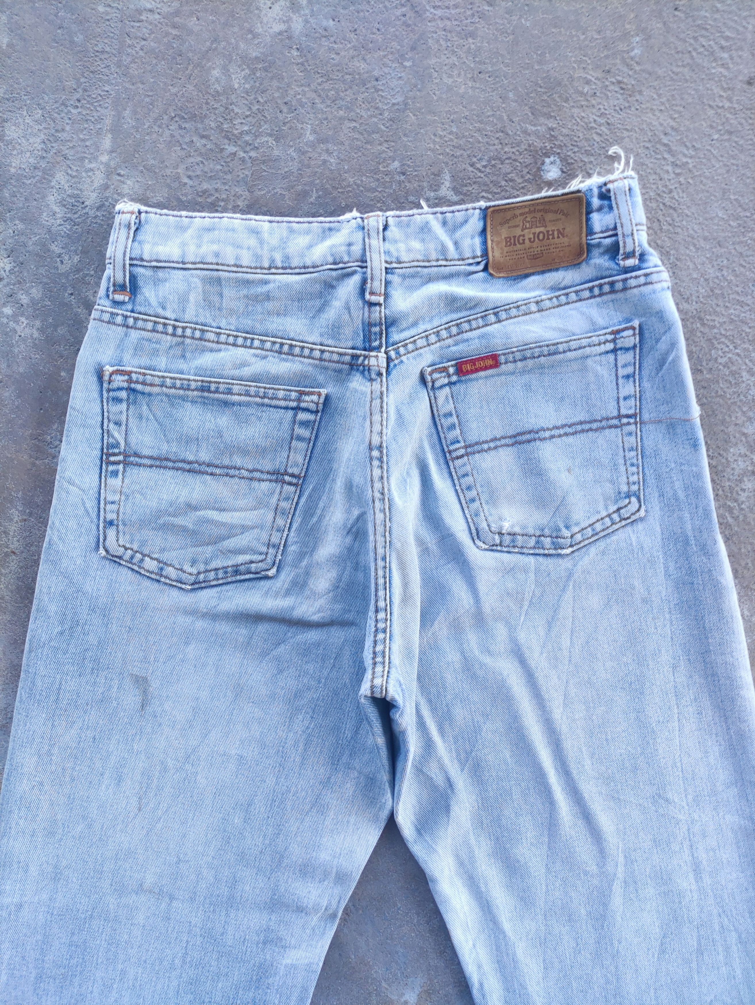Big John Vintage Big John Brand Faded Distressed Denim Pants Size US 30 / EU 46 - 9 Thumbnail