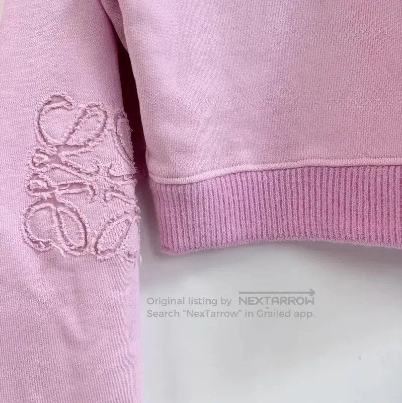Loewe Loewe Women's Pink Cotton Sweatshirt . Size S / US 4 / IT 40 - 7 Thumbnail