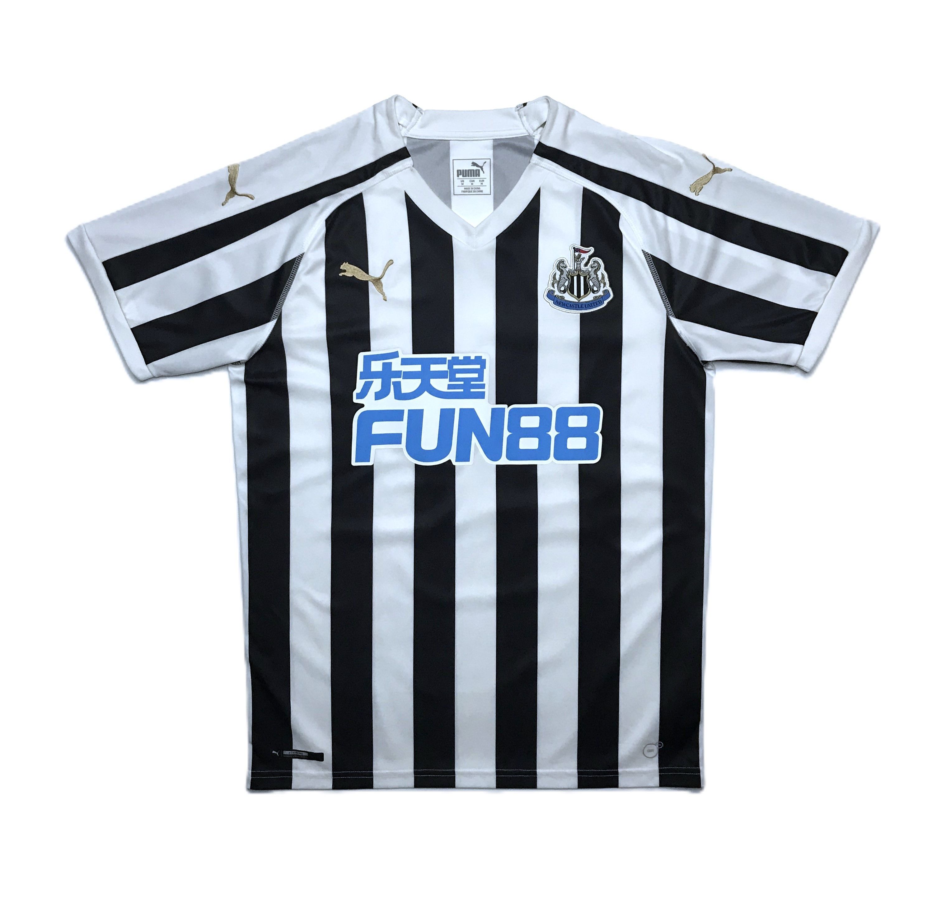 Puma Newcastle United Home 2018-19 Football Shirt Soccer Sz M Size US M / EU 48-50 / 2 - 2 Thumbnail