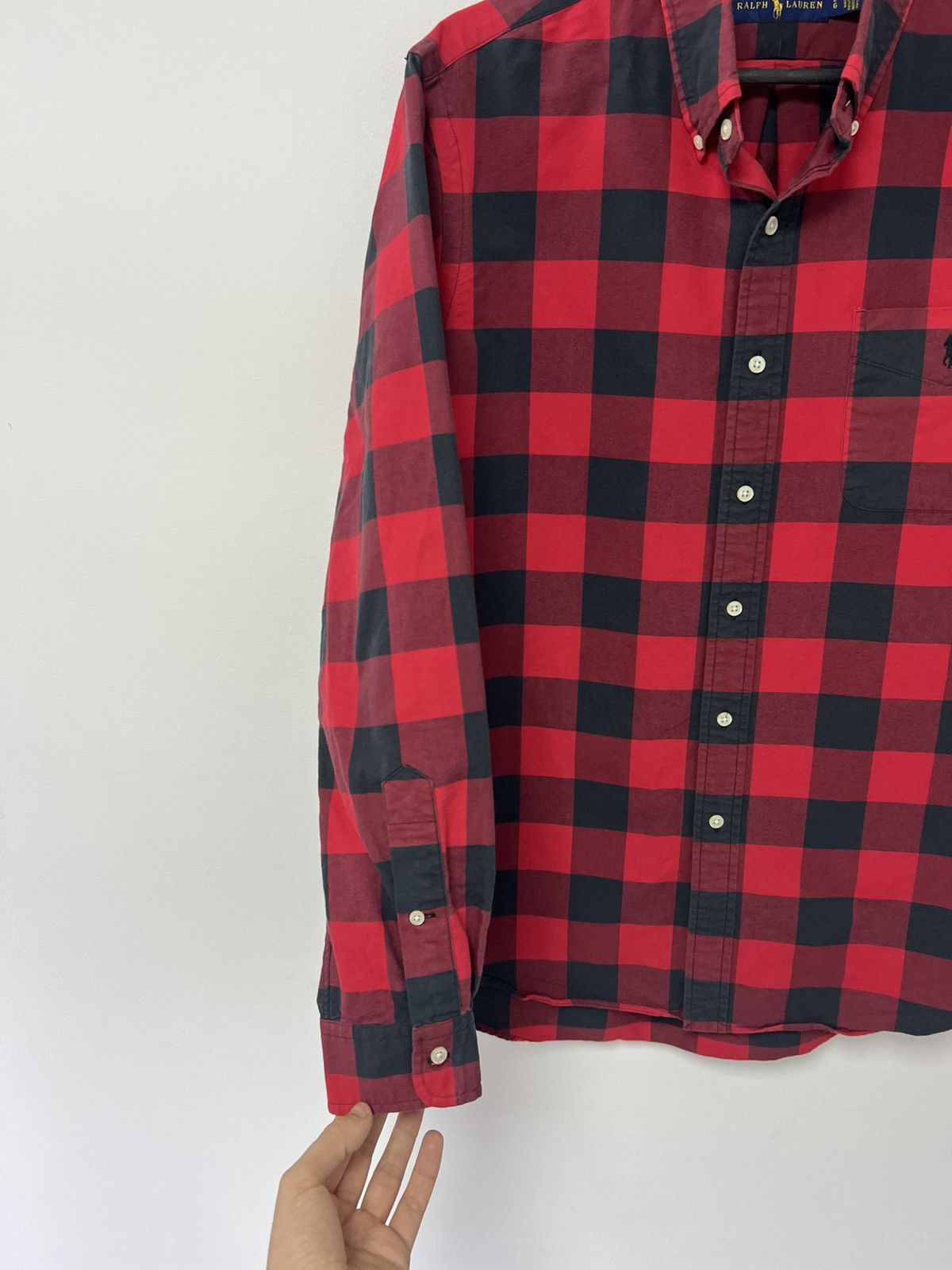 Polo Ralph Lauren × Vintage Vintage Polo Ralph Lauren Collared Button Down Shirt Cowboy Size US L / EU 52-54 / 3 - 8 Thumbnail