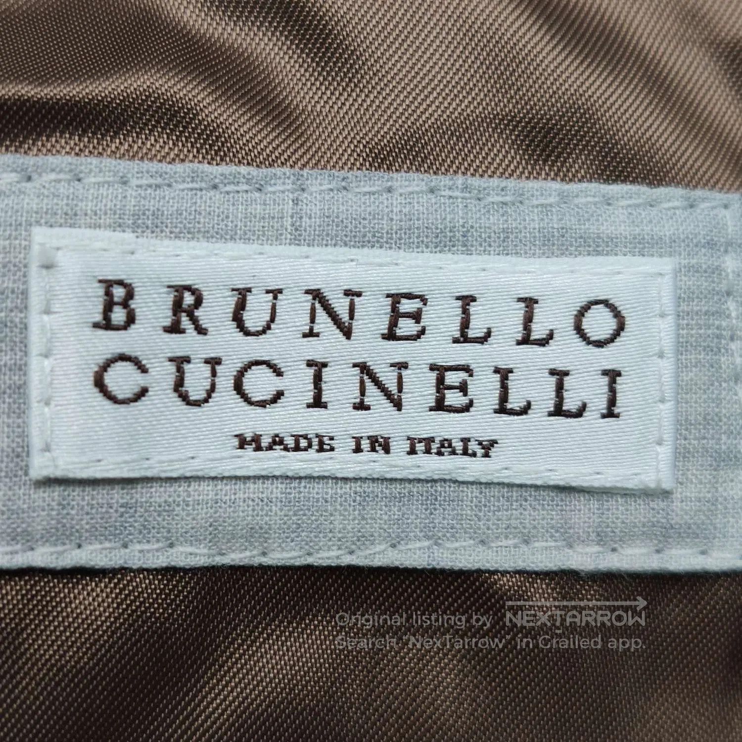 Brunello Cucinelli Brunello Cucinelli M Gray Herringbone Jacket. Size US XS / EU 42 / 0 - 4 Thumbnail