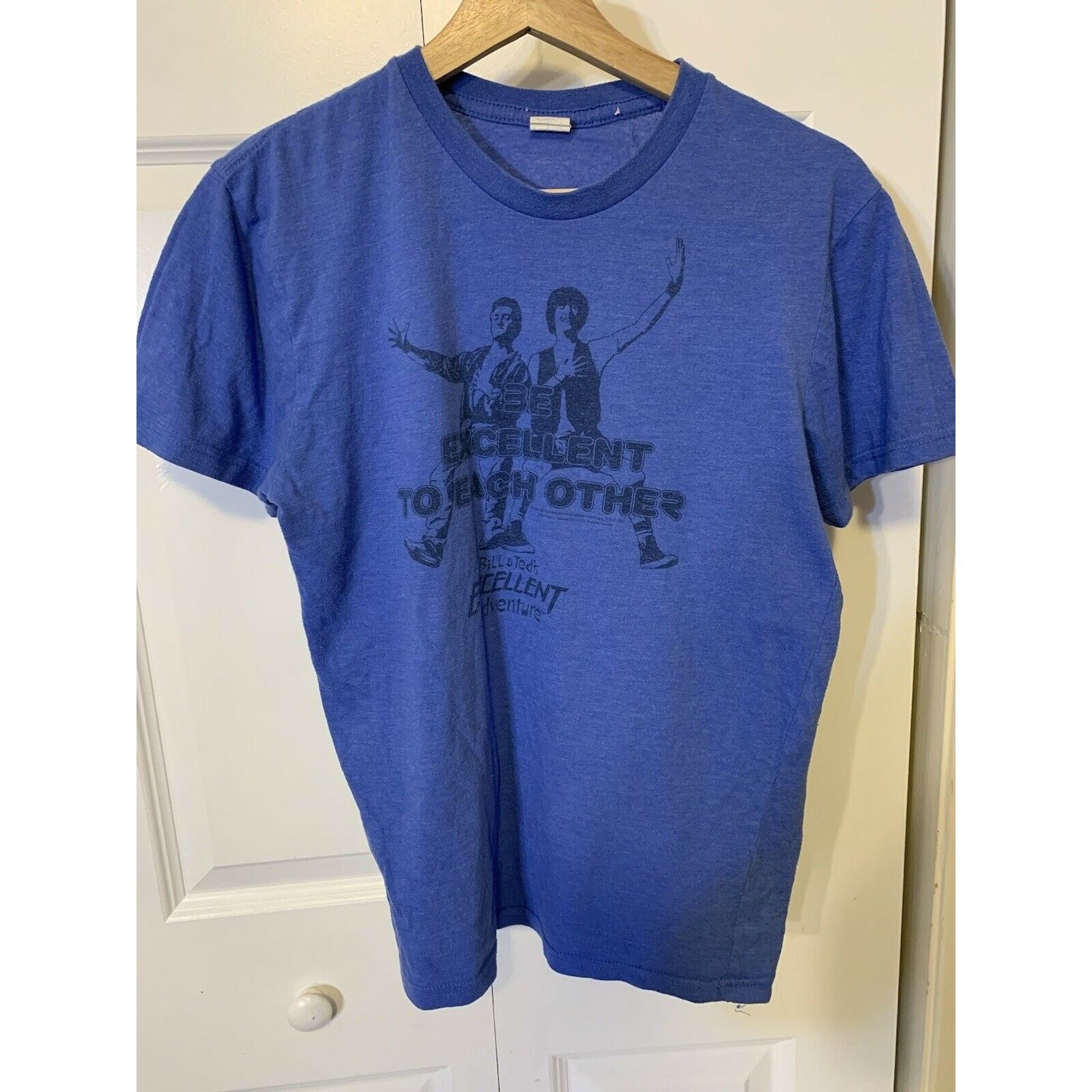Other Bill & Teds Excellent Adventure Men’s Sz S T-Shirt Blue Size US S / EU 44-46 / 1 - 5 Thumbnail