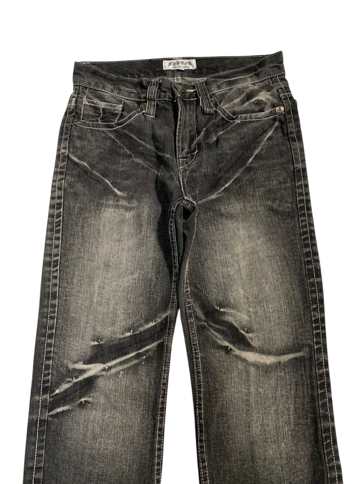 LOWBOX LOWBOX PUNK RUSTY CLAWMAX JAPANESE DISTRESSED DENIM Size US 30 / EU 46 - 6 Thumbnail