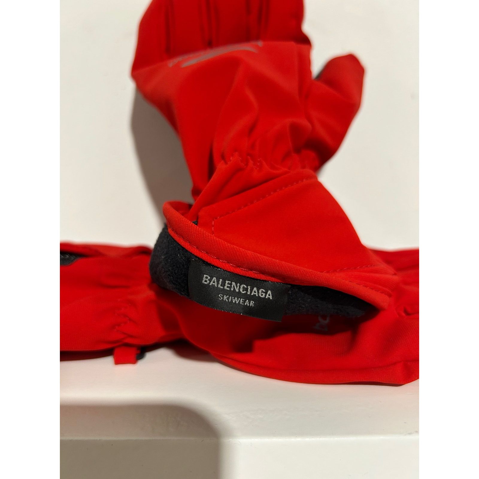 Balenciaga BALENCIAGA RED SKI GLOVES Size ONE SIZE - 3 Thumbnail