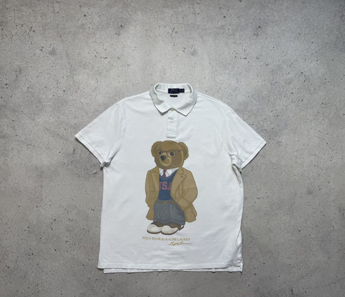 Polo Ralph Lauren Polo Ralph Lauren Bear Polo T-Shirt Big Logo Size US XL / EU 56 / 4 - 1 Thumbnail