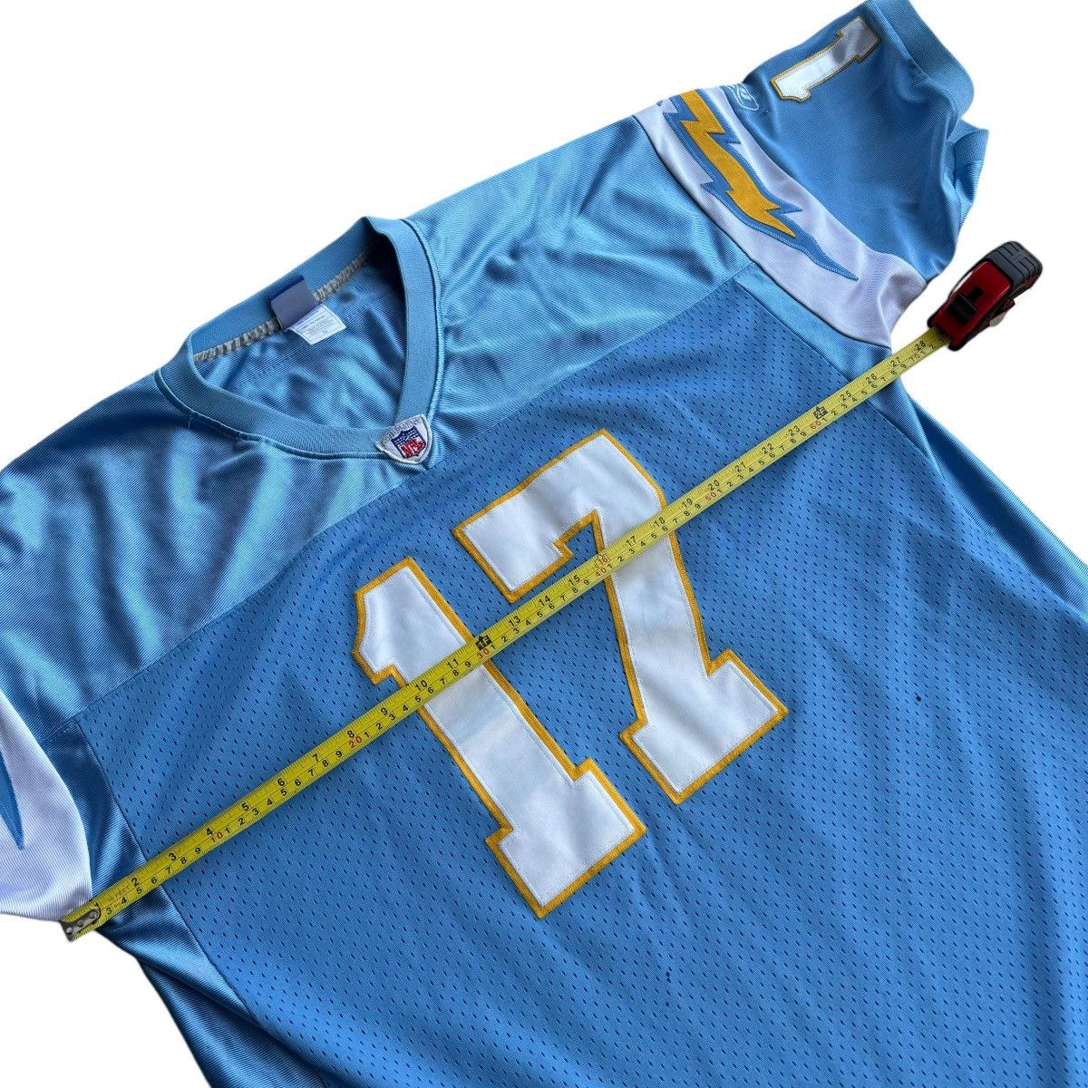 NFL × Vintage PHILIP RIVERS REEBOK NFL SAN DIEGO CHARGERS JERSEY STITCHED Size US XL / EU 56 / 4 - 9 Thumbnail