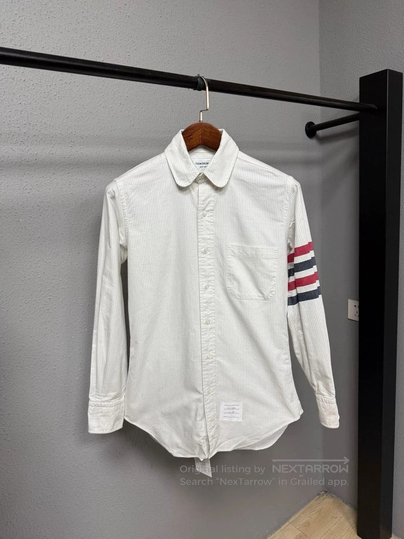 Thom Browne thom browne striped long sleeve shirt. Size US XXS / EU 40 - 1 Thumbnail