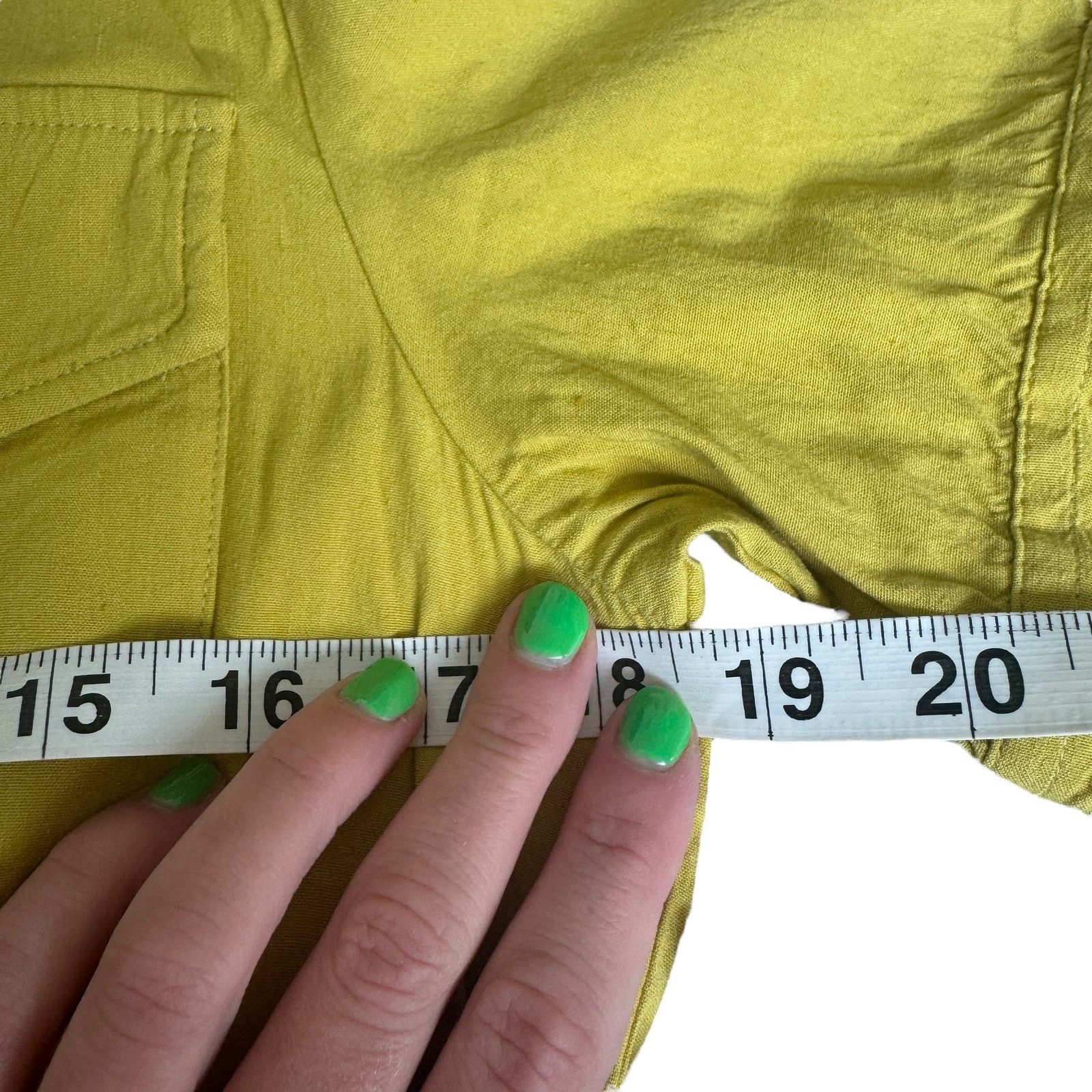 Rag & Bone Rag & Bone Surplus Short Sleeve Romper Chartreuse Green Size 25" / US 0 / IT 36 - 12 Thumbnail