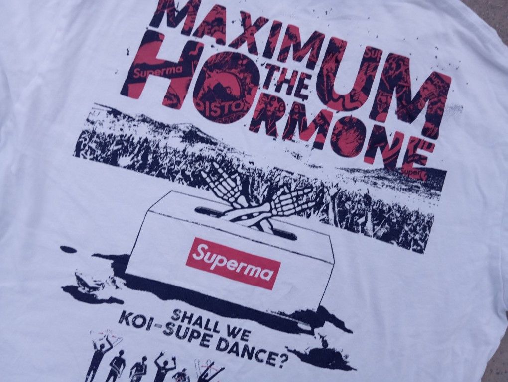 Japanese Brand Maximum The Hormone 💥 Tshirt Band Hardcore Metal 🎸🗣️ Size US M / EU 48-50 / 2 - 4 Thumbnail