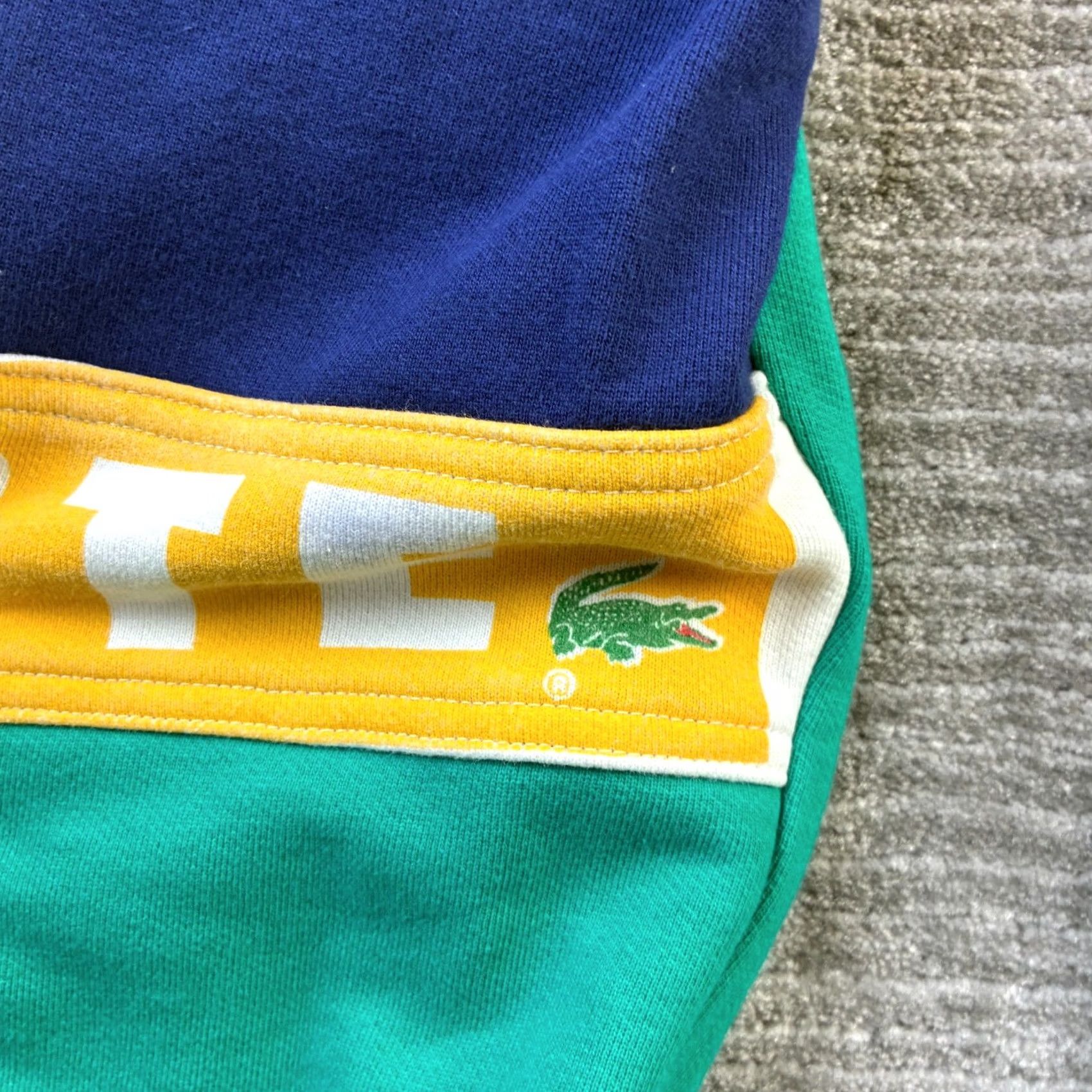 Lacoste VINTAGE Izod Lacoste Pants Mens M Blue Green USA Made Sweatpants Joggers Size US 31 - 6 Thumbnail