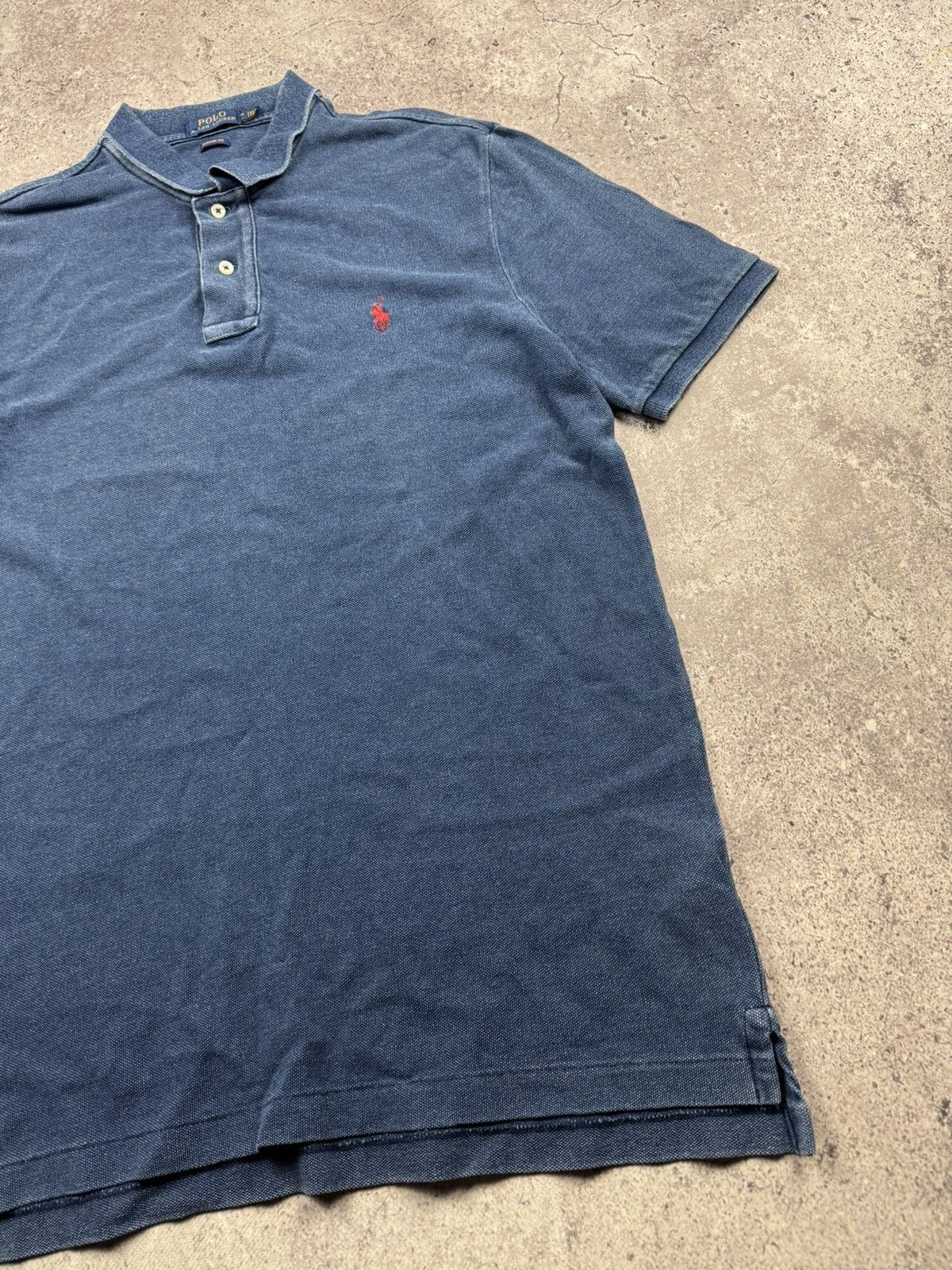 Polo Ralph Lauren POLO RALPH LAUREN VINTAGE Y2K DENIM RUGBY POLO LONGSLEEVE Size US M / EU 48-50 / 2 - 5 Thumbnail