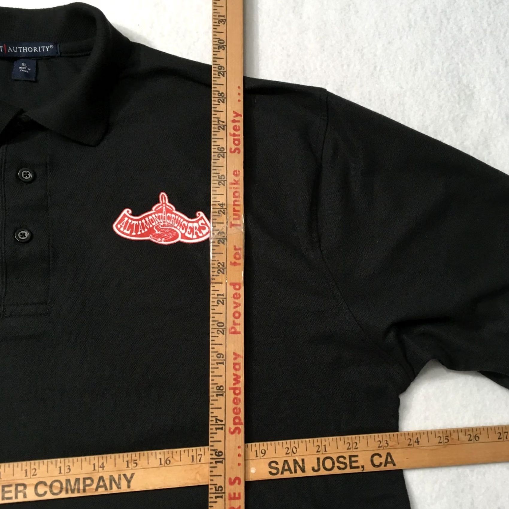 Port Authority NOSTALGIA CRUISERS Polo XL Black Auto Racing Graphic HOT RODS Size US XL / EU 56 / 4 - 6 Thumbnail