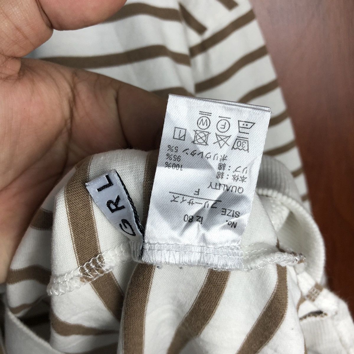 GRL Yellow Stripe Long Slevee #7527