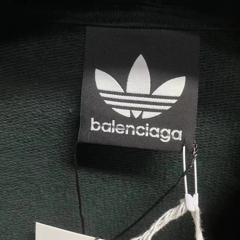 Balenciaga Balenciaga Green Embroidered Logo Hoodie-2506 Size US M / EU 48-50 / 2 - 3 Thumbnail