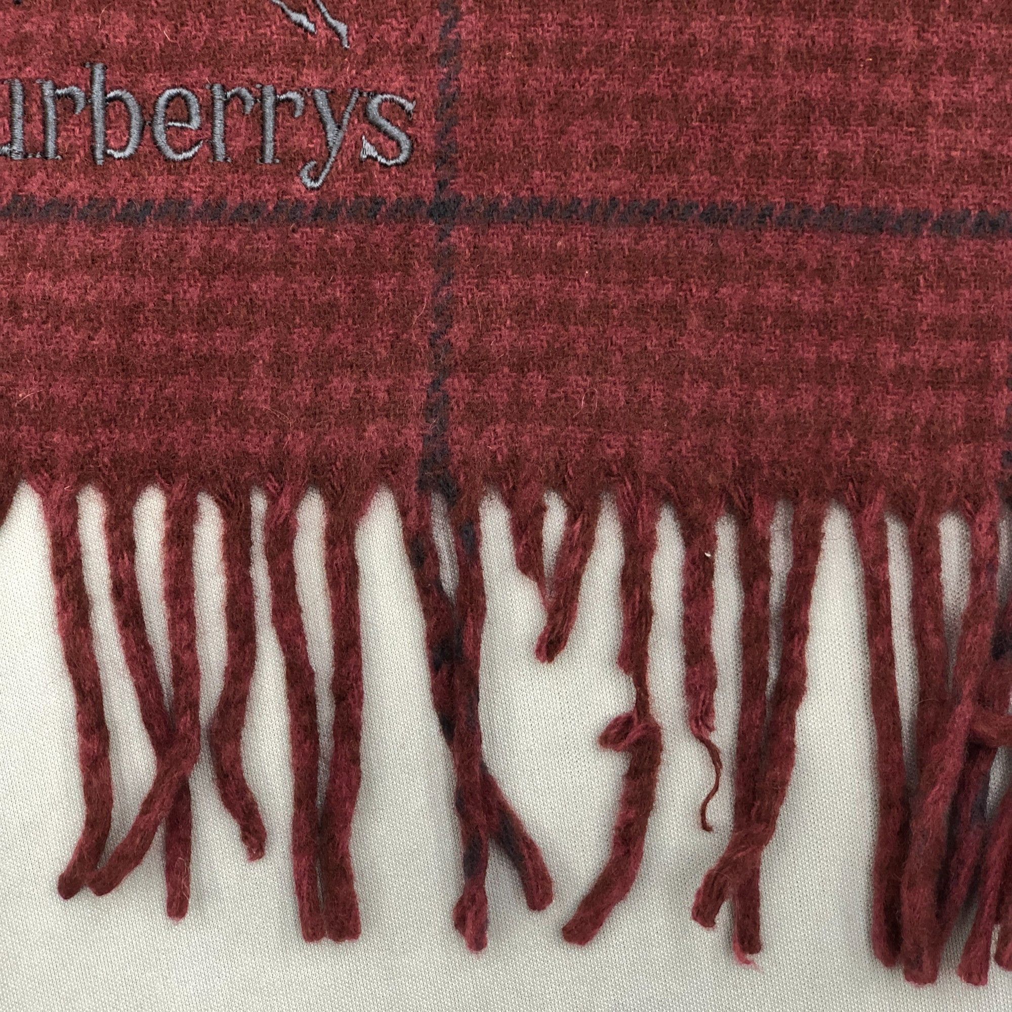 Burberry Vintage Burberry Scarf Muffler Wool Nova Check Scarves Size ONE SIZE - 9 Thumbnail