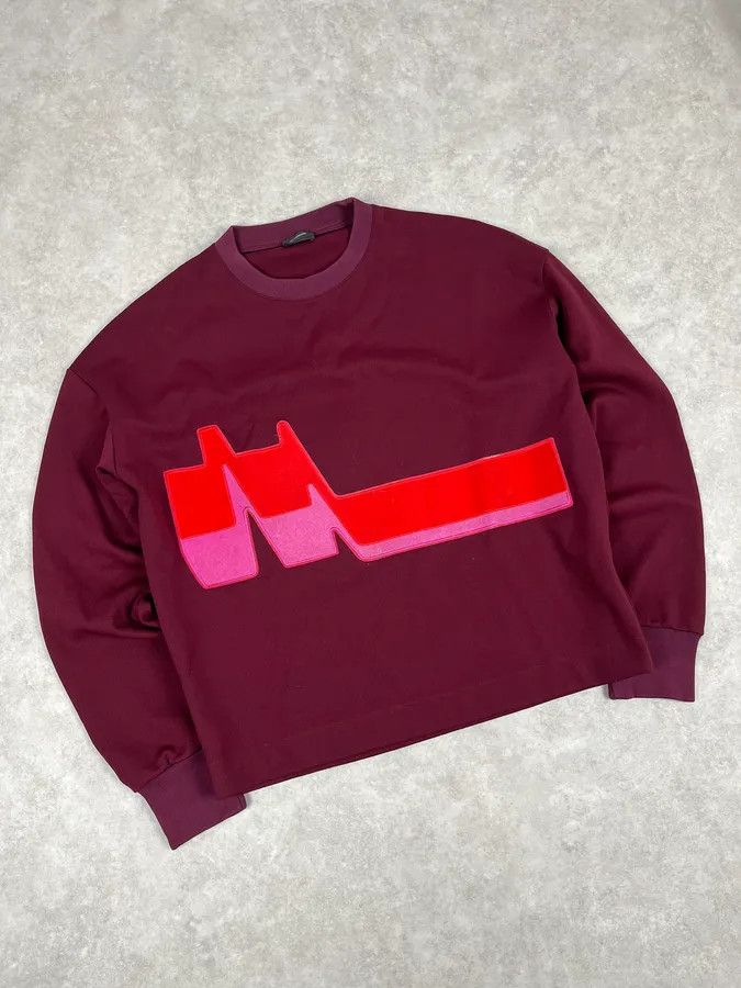 Jil Sander Jil Sander Bordeaux Contemporary Sweater Size US M / EU 48-50 / 2 - 4 Thumbnail