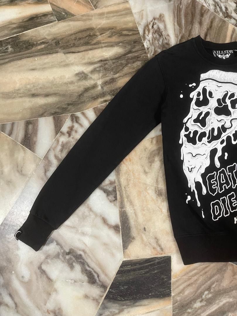 Killstar Killstar Eat Fast Die Young Sweatshirt Size US XS / EU 42 / 0 - 4 Thumbnail