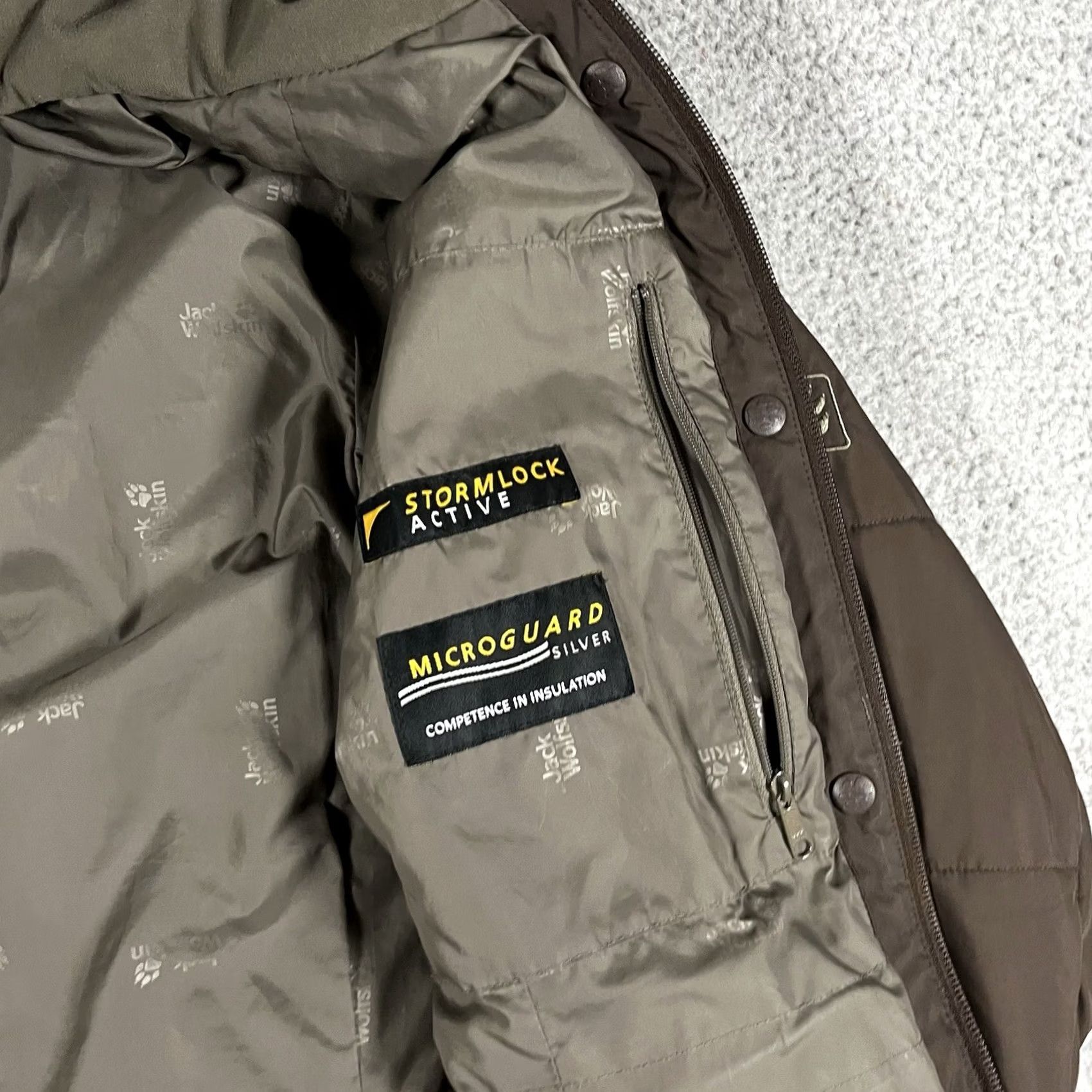 Jack Wolfskin Jack Wolfskin Jacket Womens S Brown Puffer Long Hooded Insulated UK 10 Coat Size S / US 4 / IT 40 - 7 Thumbnail