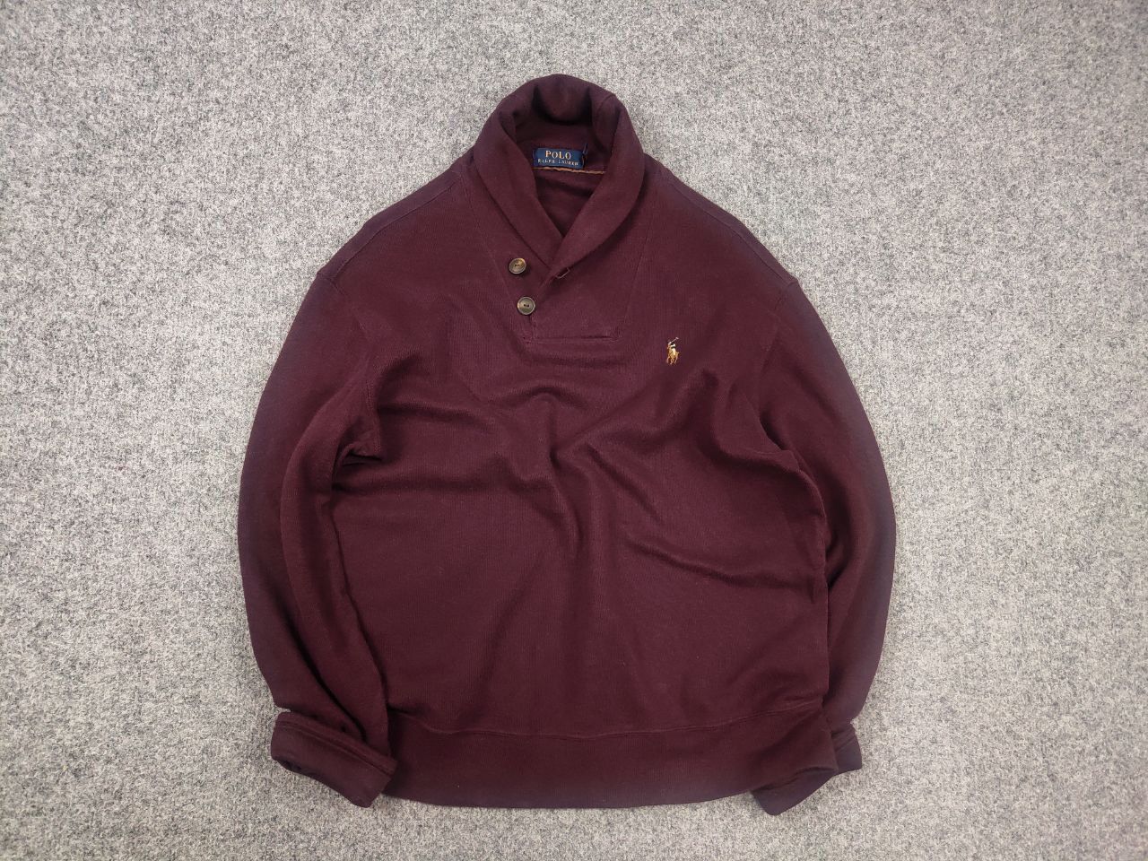 Polo Ralph Lauren Vintage Polo Ralph Lauren Logo Half-Buttoned Jumper Pullover Size US S / EU 44-46 / 1 - 2 Thumbnail