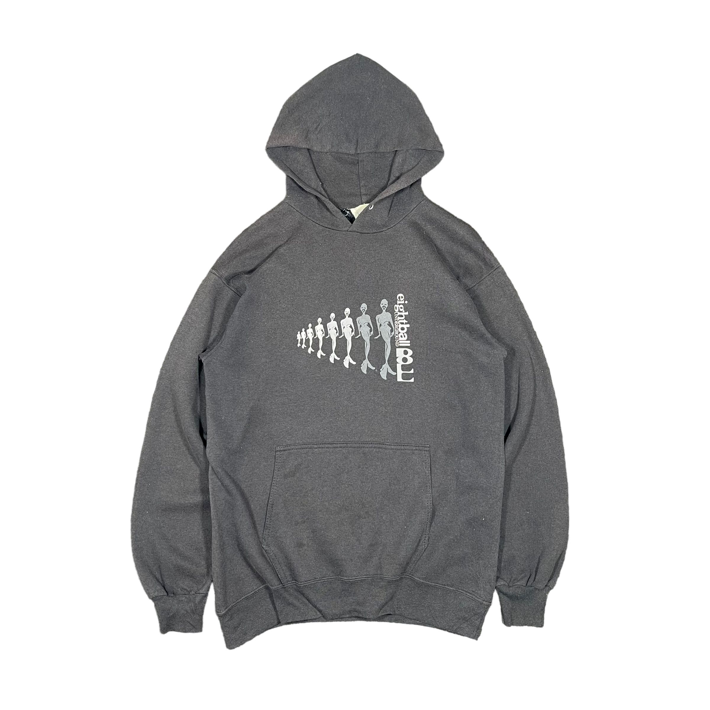 Powell Peralta × Santa Cruz Skateboards Eight Ball Skateboard Vintage Y2K Sun Faded Hoodie Size US L / EU 52-54 / 3 - 1 Thumbnail