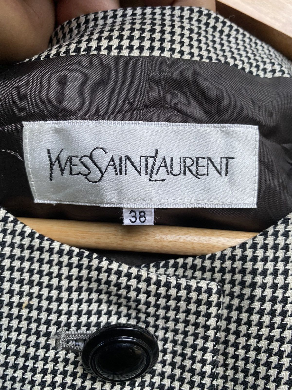 Vintage × Yves Saint Laurent Vintage Yves Saint Lauren Button Up Top Size M / US 6-8 / IT 42-44 - 7 Thumbnail