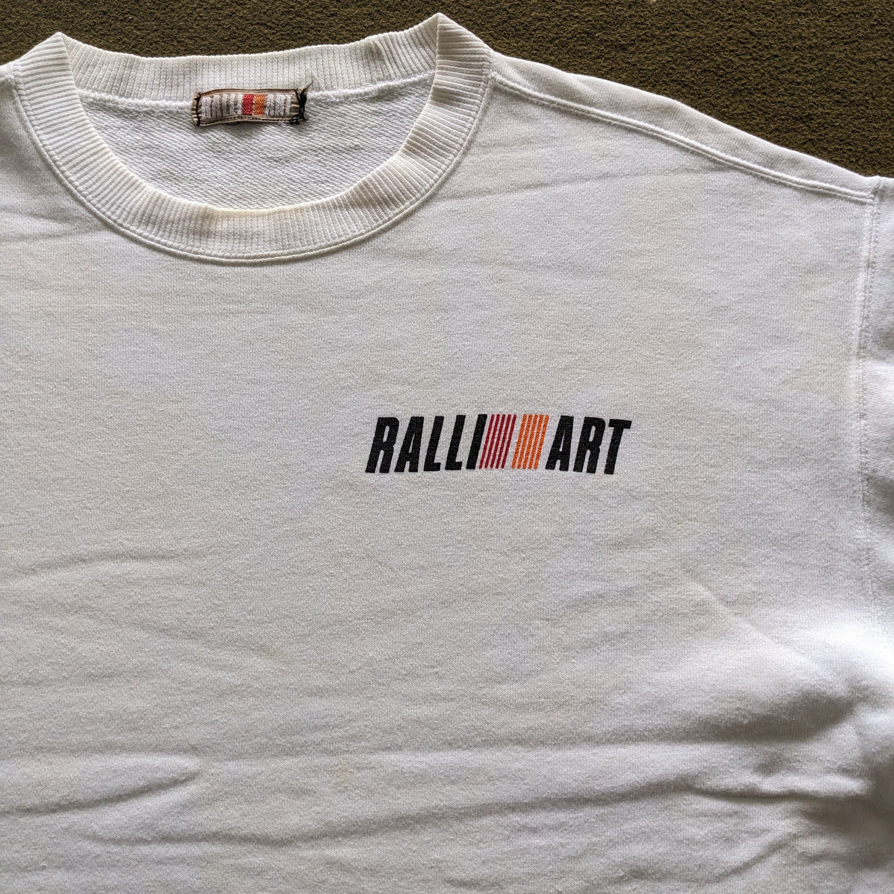 Other Vintage MITSUBISHI RALLI ART Sports Sweatshirt Size US L / EU 52-54 / 3 - 3 Thumbnail