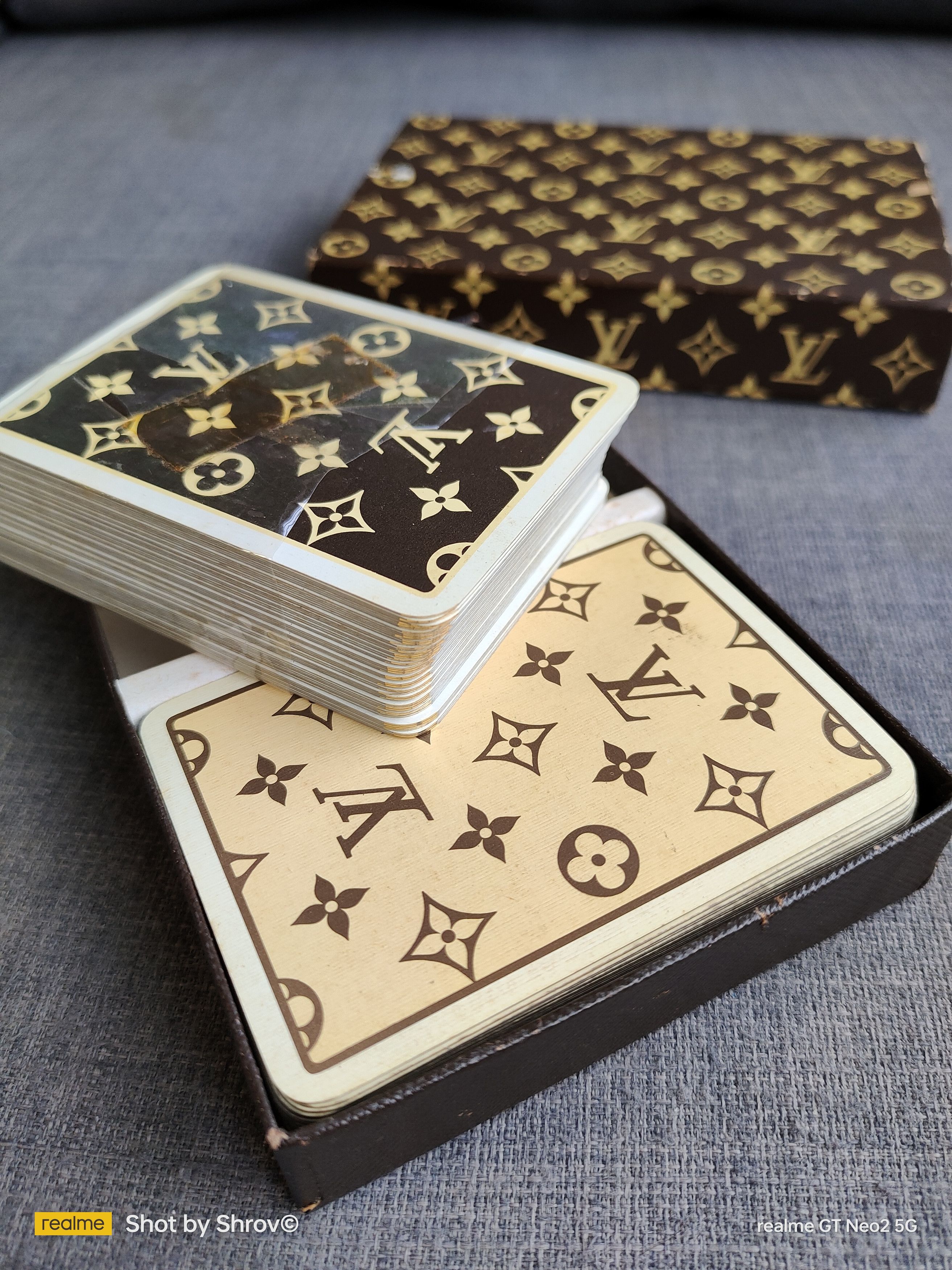 Designer × Japanese Brand × Louis Vuitton LOUIS VUITTON vintage 2 Decks Original Box Monogram Rare JPN Size ONE SIZE - 4 Thumbnail