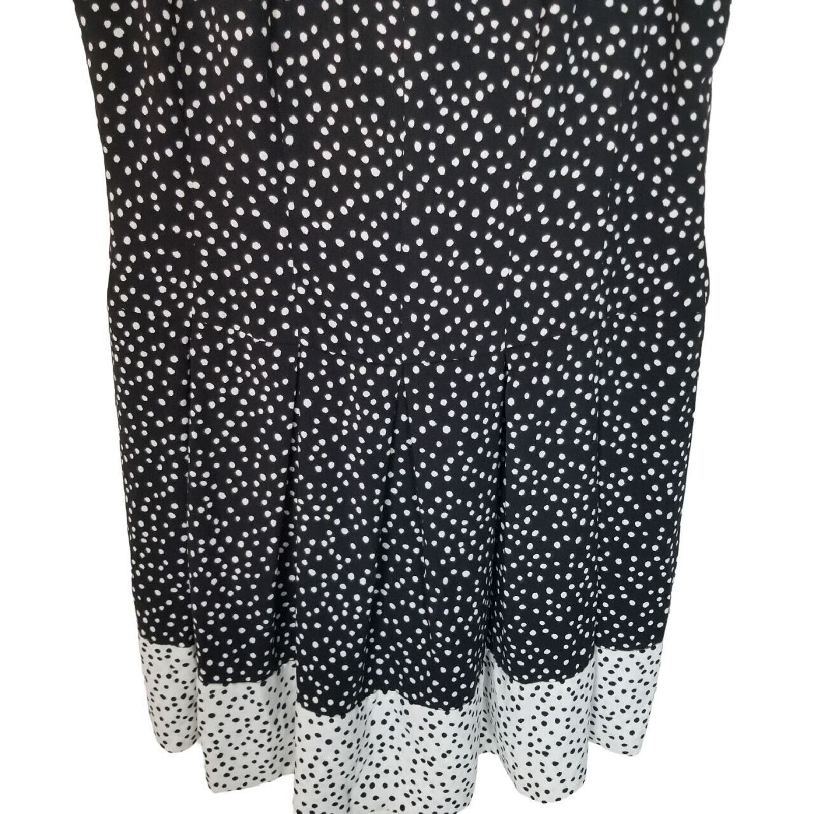 Lauren Ralph Lauren Lauren Ralph Lauren Classic Polka Dot Fit & Flare Dress 14 Size XL / US 12-14 / IT 48-50 - 3 Thumbnail