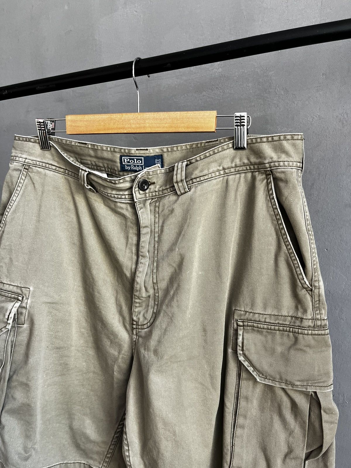 Polo Ralph Lauren × RRL Ralph Lauren × Vintage Polo Ralph Lauren cargo shorts vintage Size US 36 / EU 52 - 2 Thumbnail