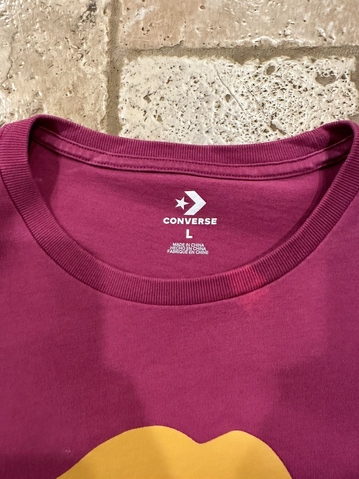 Converse × Just Don Just Don x Converse Pink 19 Leopard T-Shirt Size US L / EU 52-54 / 3 - 6 Thumbnail