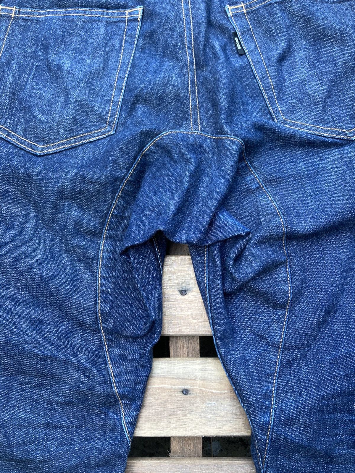 Zucca Archive Zucca Straight Drop Crotch Blue Jeans Size US 29 - 15 Thumbnail