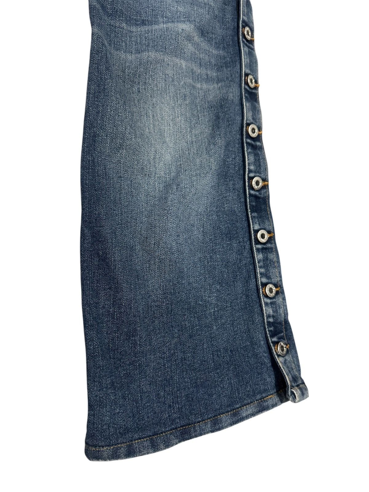 Dolce & Gabbana Y2K 2005 Dolce & Gabbana Side Button Denim Size 29" - 6 Thumbnail