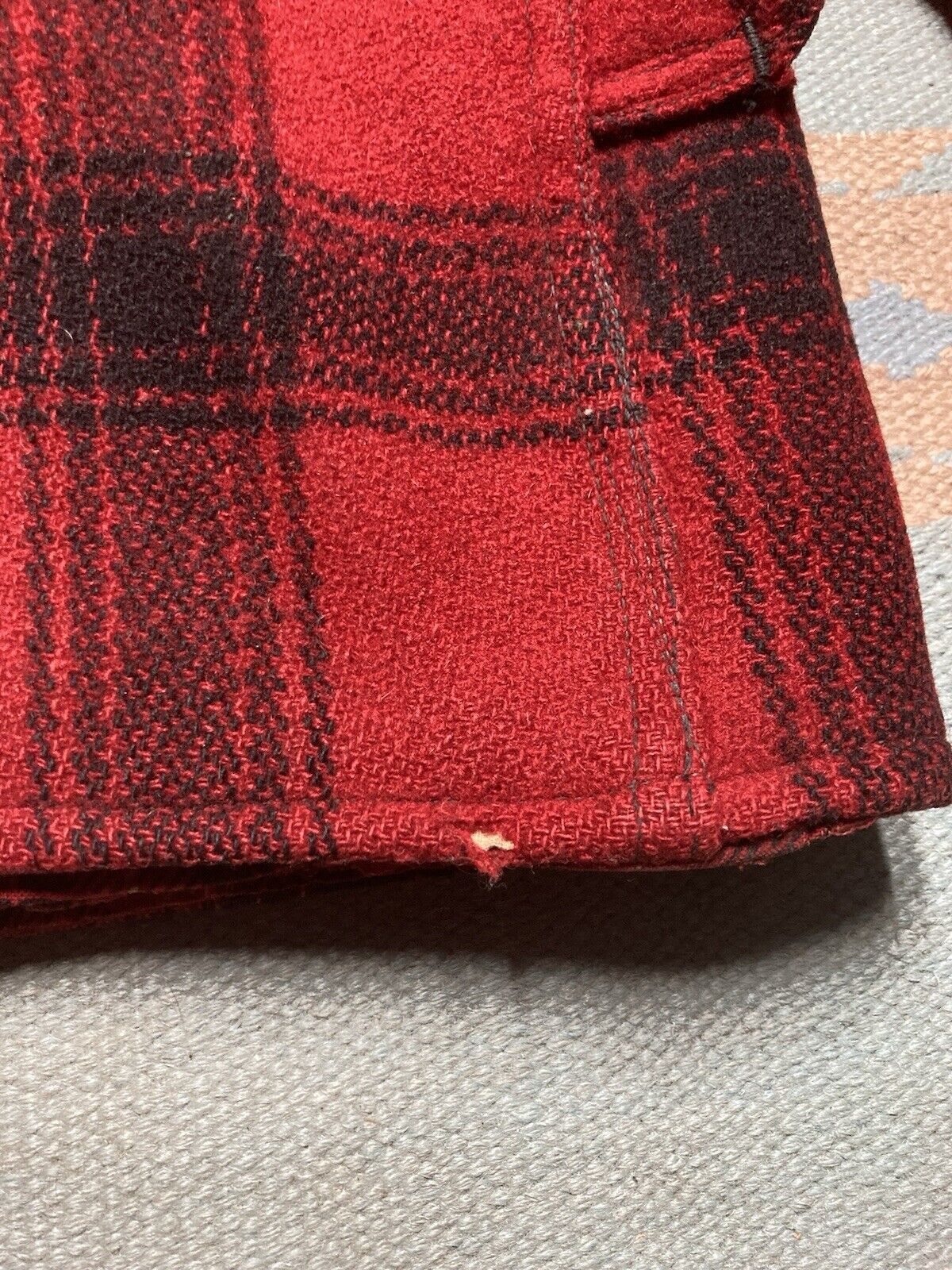 Vintage VTG 40s wool mackinaw jacket buffalo American field lined L Size US L / EU 52-54 / 3 - 9 Thumbnail