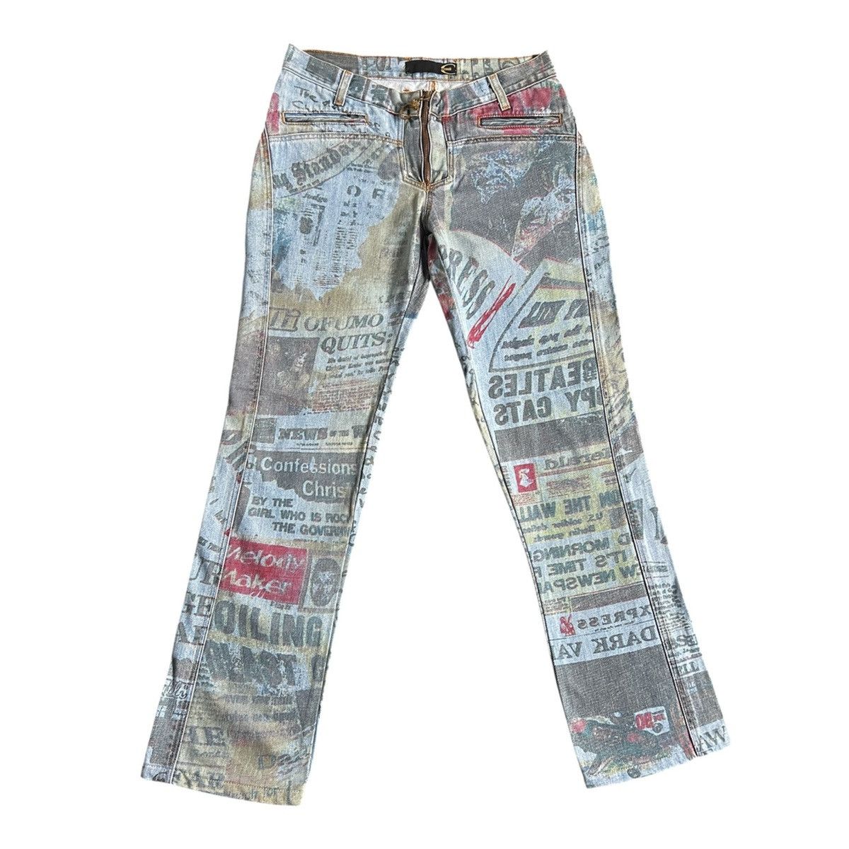 Jean × Just Cavalli × Roberto Cavalli Just Cavalli Jeans Y2K Denim