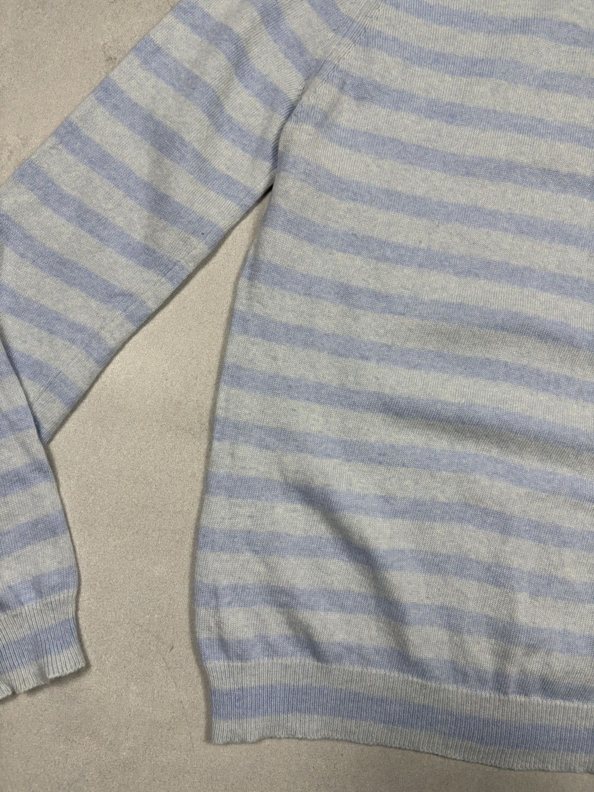 Mads Norgaard Mads Norgaard Cosy Recy Stripe Knit Sweater Light Blue S Size S / US 4 / IT 40 - 3 Thumbnail