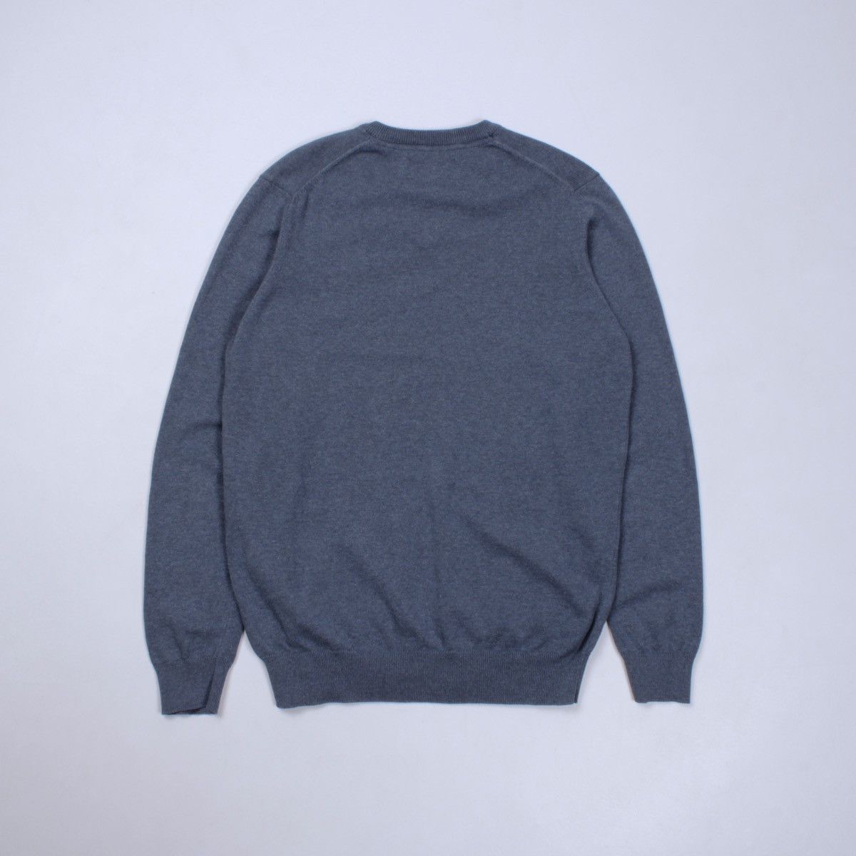 Barbour BARBOUR Cotton Blue V-neck Jumper Sweater Pullover Size US M / EU 48-50 / 2 - 9 Thumbnail