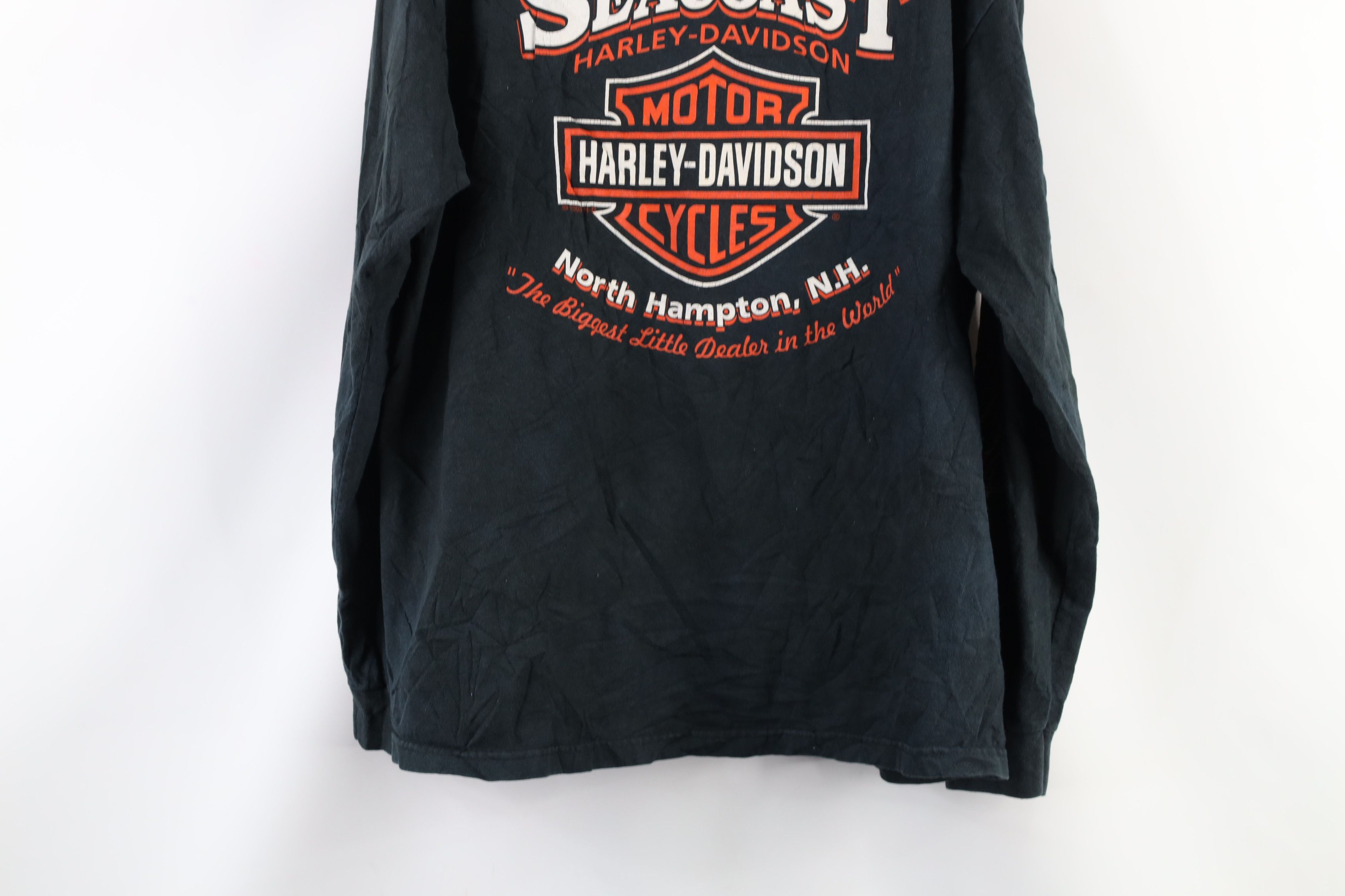 Harley-Davidson 長袖Tシャツ　フレイムス　オークランド　2XL Harley-Davidson 長袖Tシャツフレイムスオークランド2XL