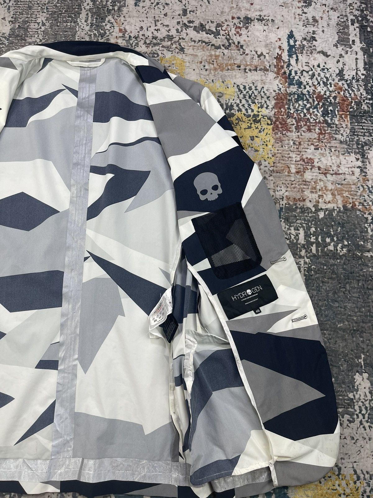 HYDROGEN HYDROGEN Geometric Camouflage Jacquard Tailored Jackets Size US S / EU 44-46 / 1 - 14 Thumbnail