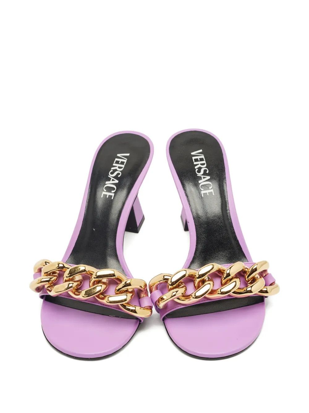 Versace o1y0226 Mules in Mauve/Gold Size US 7 / IT 37 - 3 Thumbnail