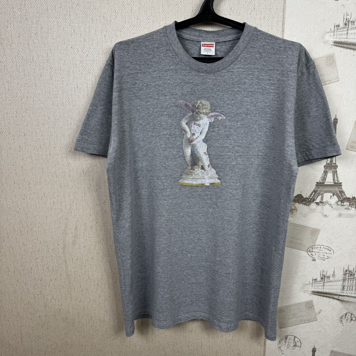 Supreme Supreme T shirt Cupid Tee SS19 Grey L Streetwear Size US L / EU 52-54 / 3 - 12 Thumbnail